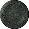 Ekena Millwork Alexandria Rope Medallion (Canopies up to 4 5/8"), 19 5/8"OD x 1 1/2"P, Painted Turtle Crackle CM18ALPTC - alternate 1